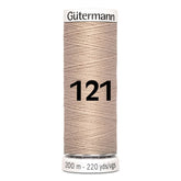 Gutermann garen | 200m | 121 beige naaigaren GM - 200 - 121 - BEIGE 4008015045388